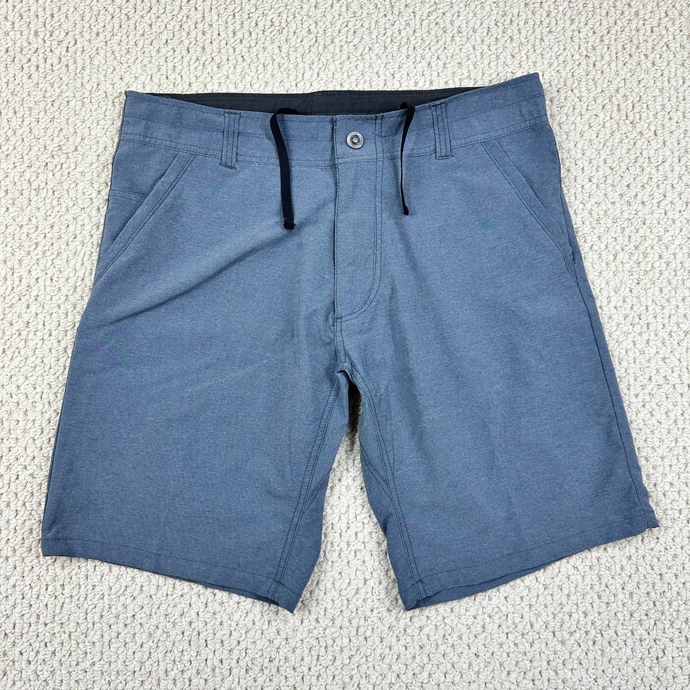 Kuhl Shift Amphibia Short Men 34 Charcoal Blue Outdoor Stretch Performance